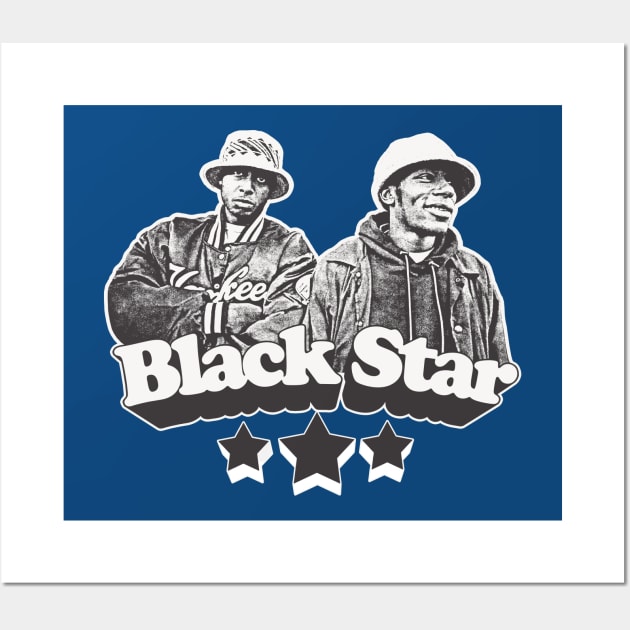 Black Star // 90s Hip Hop Design Wall Art by DankFutura